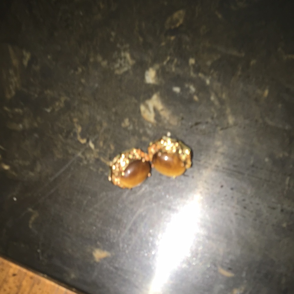 Tiger eye earrings